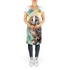 Spotted Owl Apron Cooking Kitchen Server Baking Crafts Gardening for Adult Women Men, Unisex, Large, Multicolor
